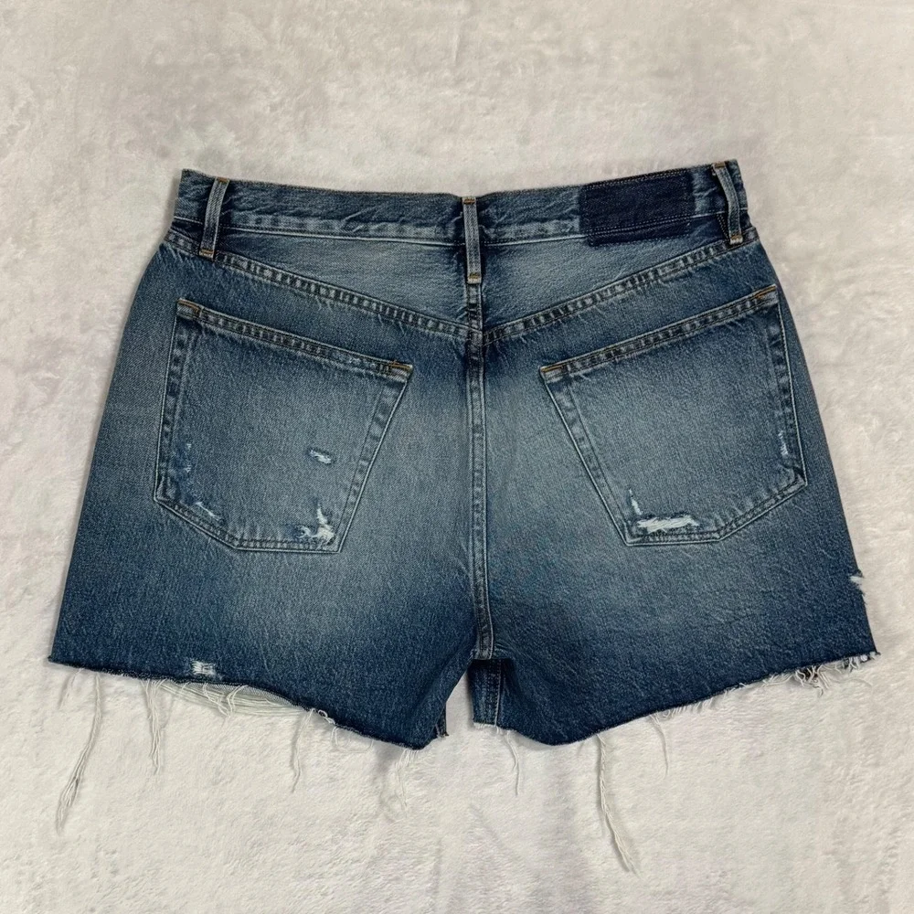 NWT Frame High Rise Vintage‎ Shorts Size 31 Denim Jean Cutoffs Northville Rips